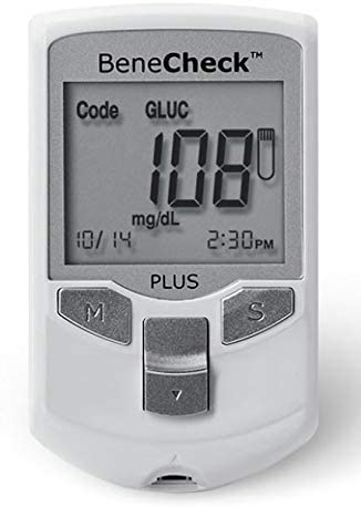 BeneCheck Plus Cholesterol Monitor (with Case, Lancets/Pen, and 10 Strips)
