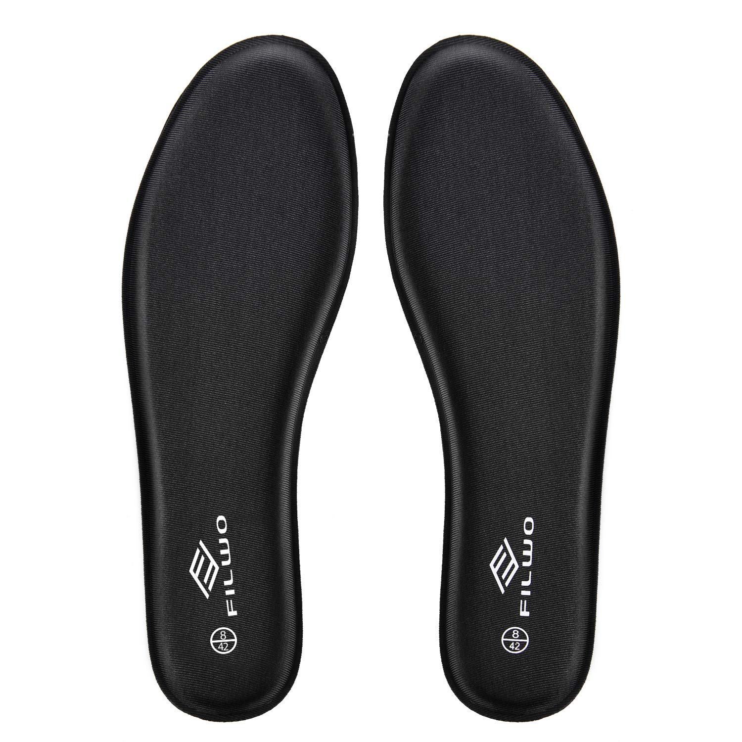 FILWO Women's Men's Memory Foam Insoles, Replacement Shoe Inserts for Sports Shoes, Trainers, Sneakers, Walking Boots, Work Shoes