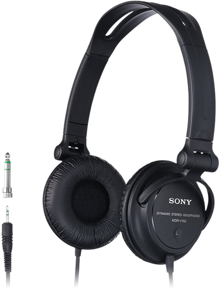 Sony MDR-V150 Headphones with Reversible Housing for DJ Monitoring