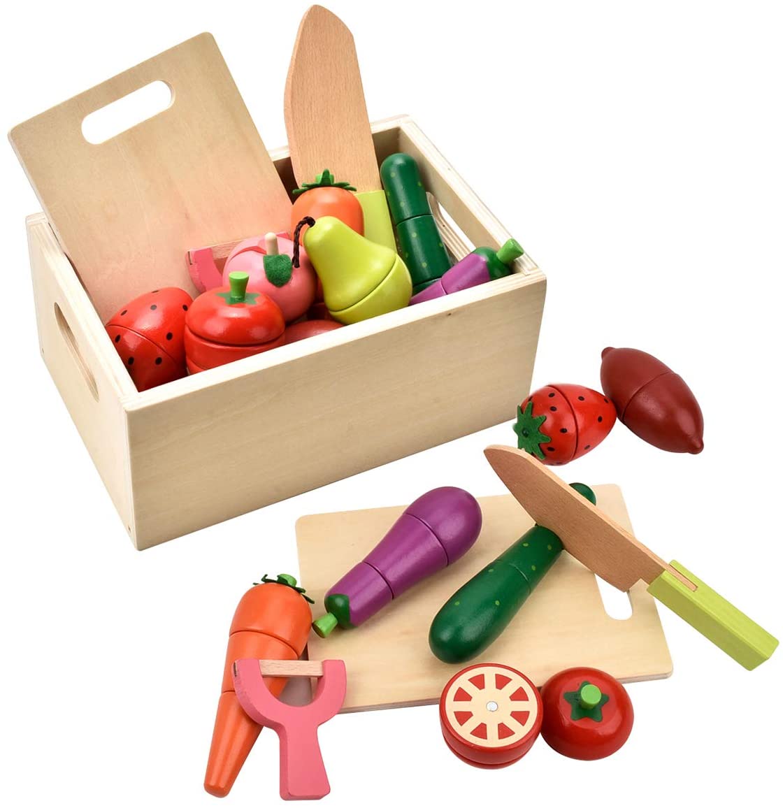 Wooden Cutting vegetable Set CARLORBO